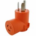 Ac Works 3-Prong Dryer Outlet to L6-20 20A 250V Locking Female Adapter AD1030L620